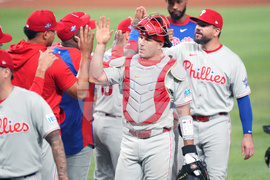 Phillies Marlins Baseball