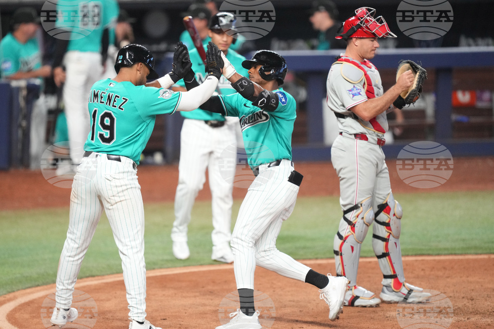 Phillies Marlins Baseball