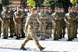 Паметник на Незнайния войн - репетиция