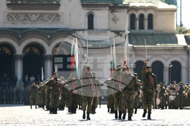Паметник на Незнайния войн - репетиция