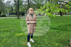 Десислава Билева - проверка на дейностите по косенето в столичния парк "Заимов"