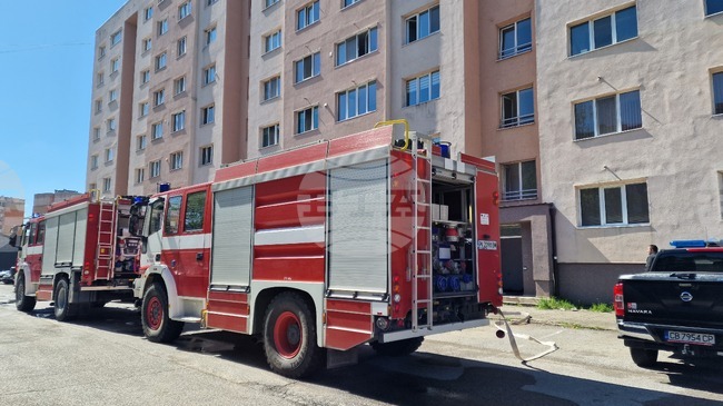 Кола на "Пътна помощ" и пет други автомобила са изгорели при пожар в столичния квартал "Надежда" 