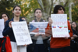 Чешки център София - закриване - протест