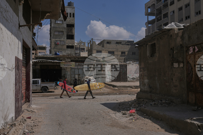 Israel Palestinians Gaza Surf