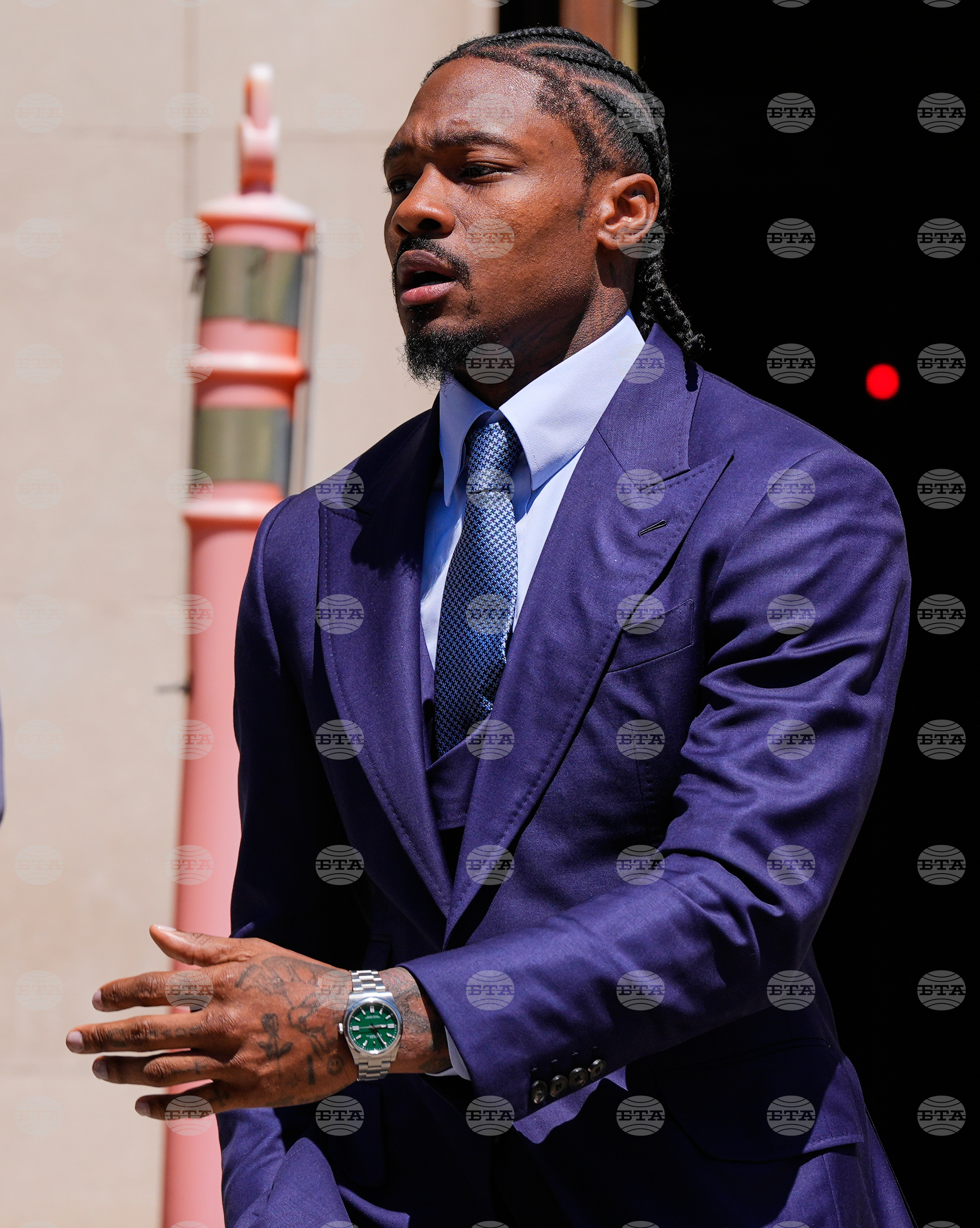 Patriots Diggs Strangulation Charge Football