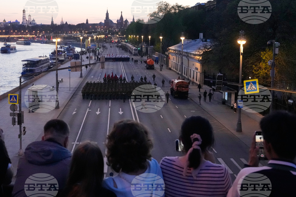 Russia Victory Day Parade Rehearsal