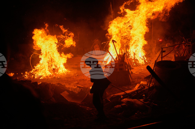 APTOPIX Israel Lag BaOmer