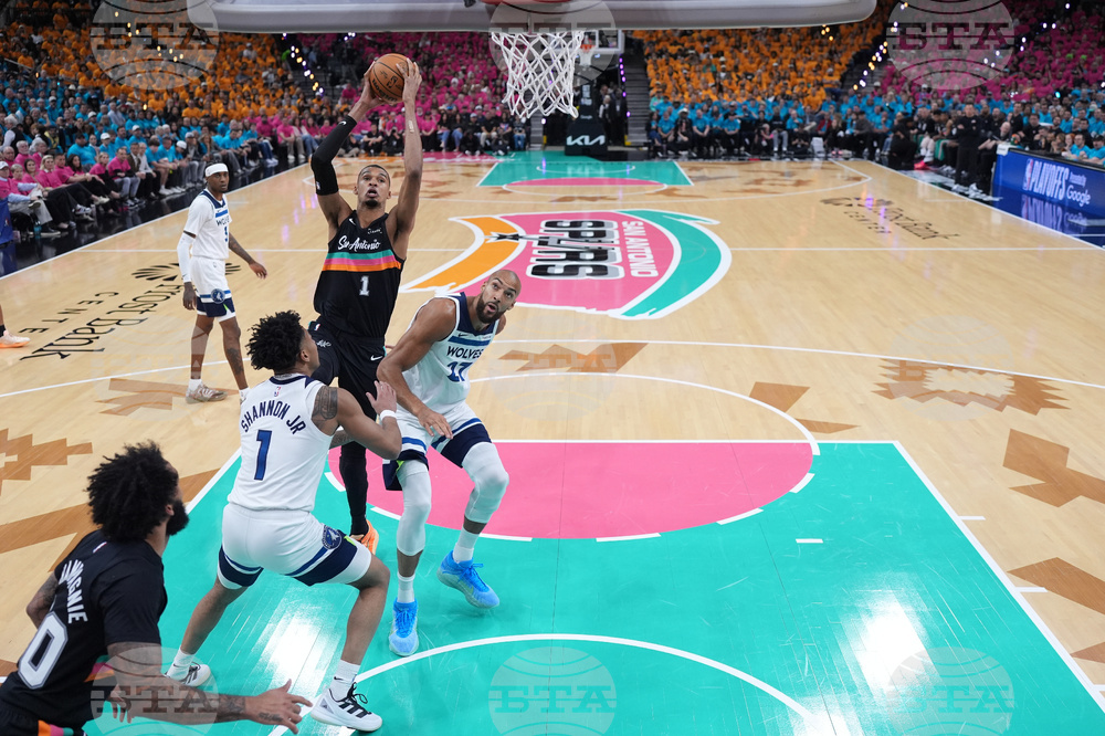 Timberwolves Spurs Basketball
