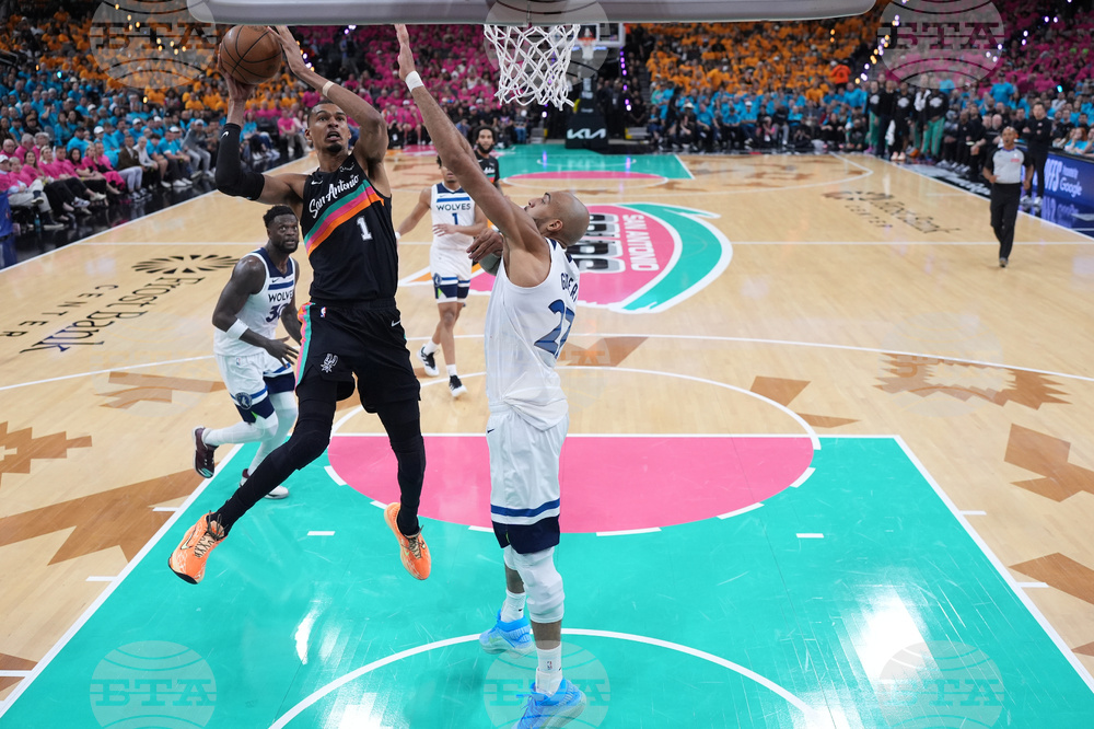 Timberwolves Spurs Basketball