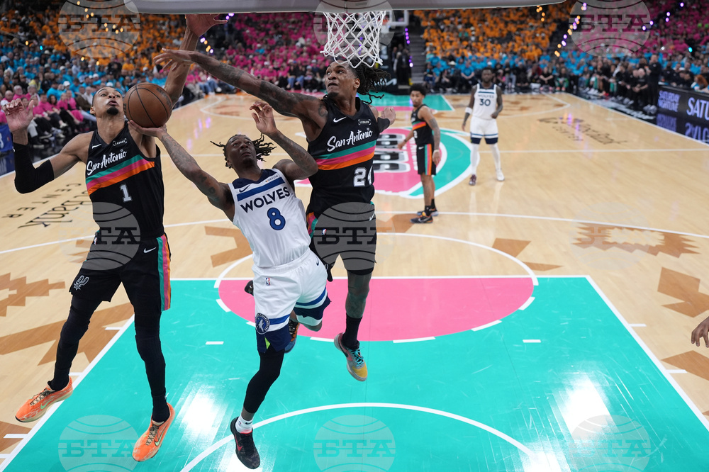 Timberwolves Spurs Basketball