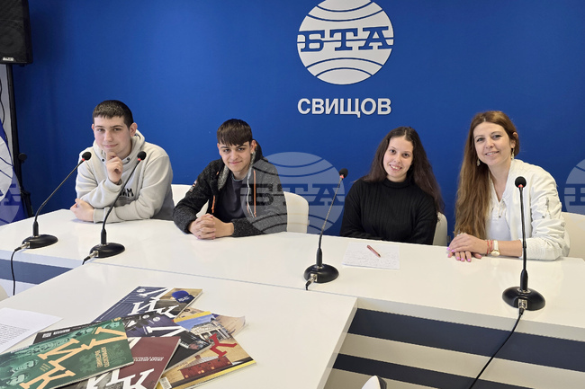 В Националния пресклуб на БТА в Свищов ученици се запознаха с работата на Агенцията и кореспондентите