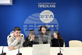 Национален пресклуб на БТА Свищов - СУ „Цветан Радославов“ - ученици - посещение