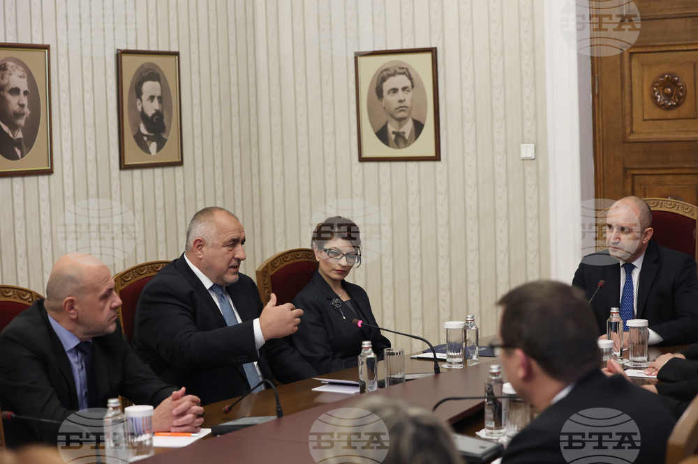 Румен Радев - ГЕРБ-СДС - консултации