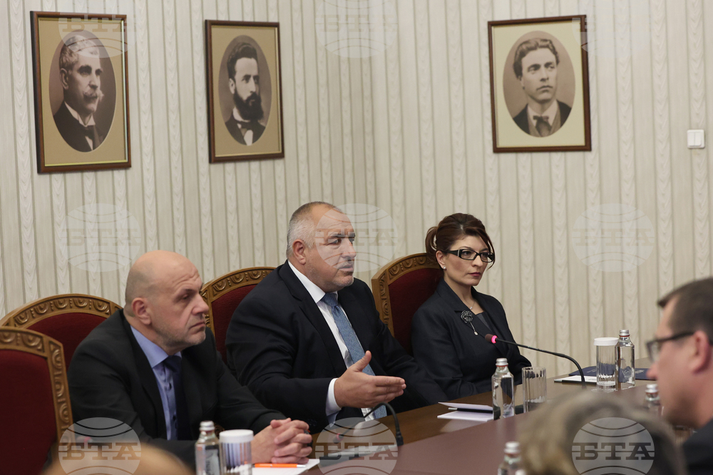 Румен Радев - ГЕРБ-СДС - консултации