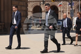 Демократична България - консултации - президент - пристигане