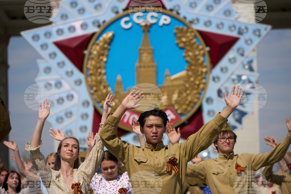 APTOPIX Russia Victory Day Preparations