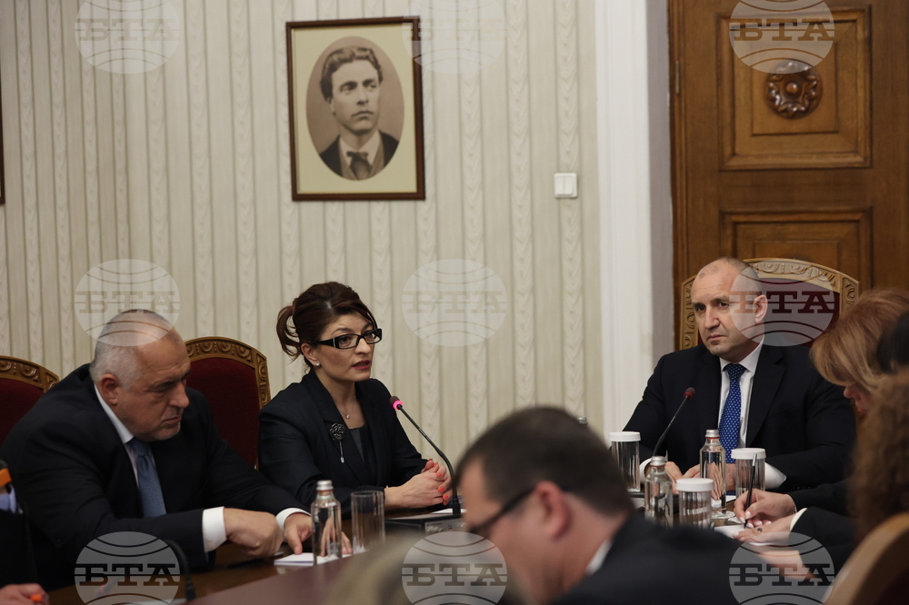 Румен Радев - ГЕРБ-СДС - консултации