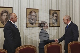 Румен Радев - ГЕРБ-СДС - консултации