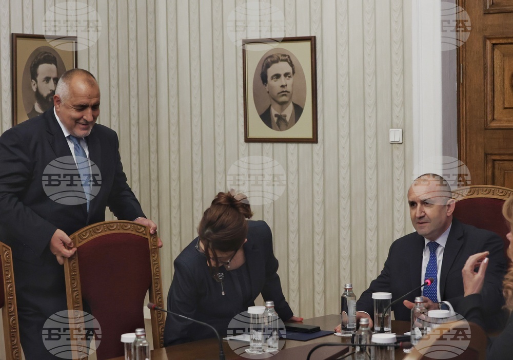Румен Радев - ГЕРБ-СДС - консултации