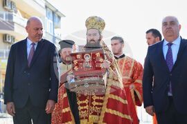 Поморие - мощи на Свети Георги - посрещане
