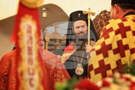 Поморие - мощи на Свети Георги - посрещане