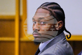 APTOPIX Patriots Diggs Strangulation Charge Football