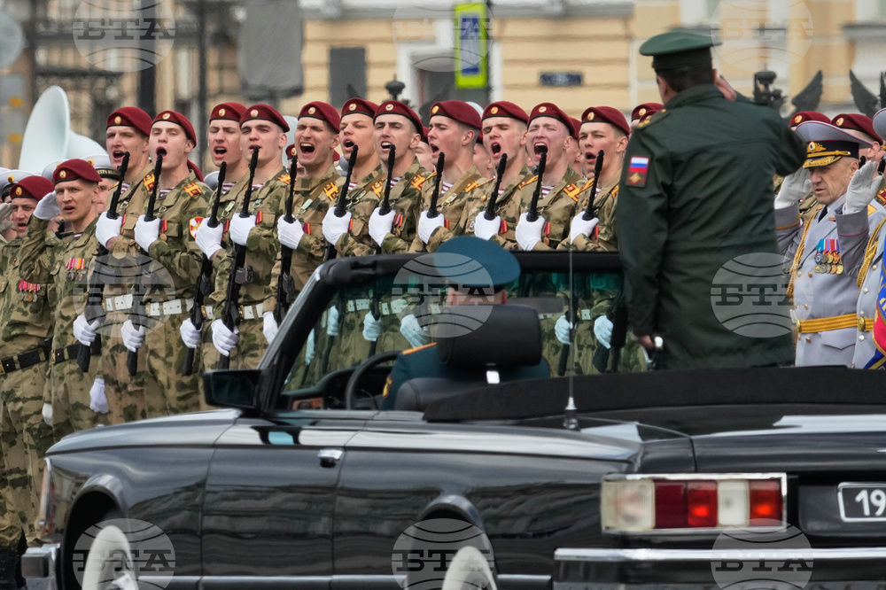 Russia Victory Day Parade Rehearsal