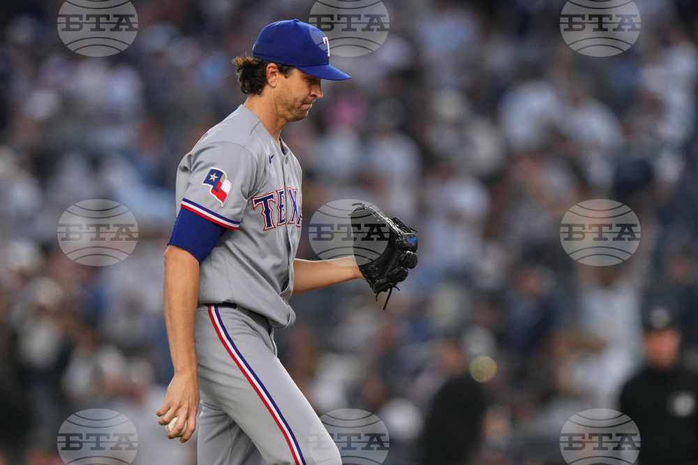 Rangers Yankees Baseball