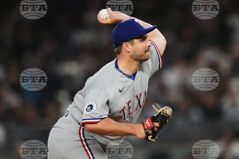 Rangers Yankees Baseball