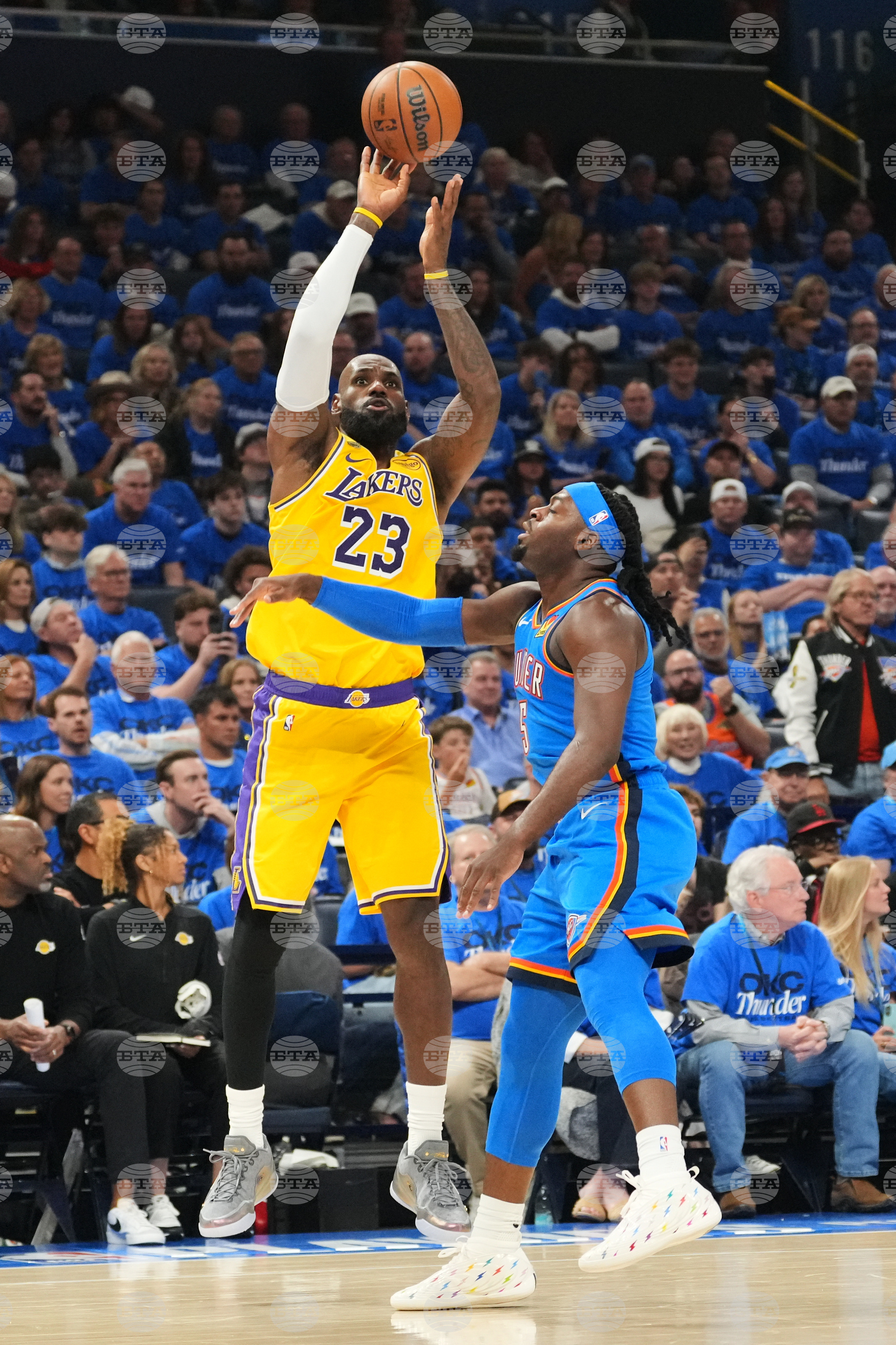 Lakers Thunder Basketball