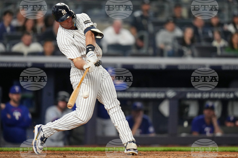 Rangers Yankees Baseball