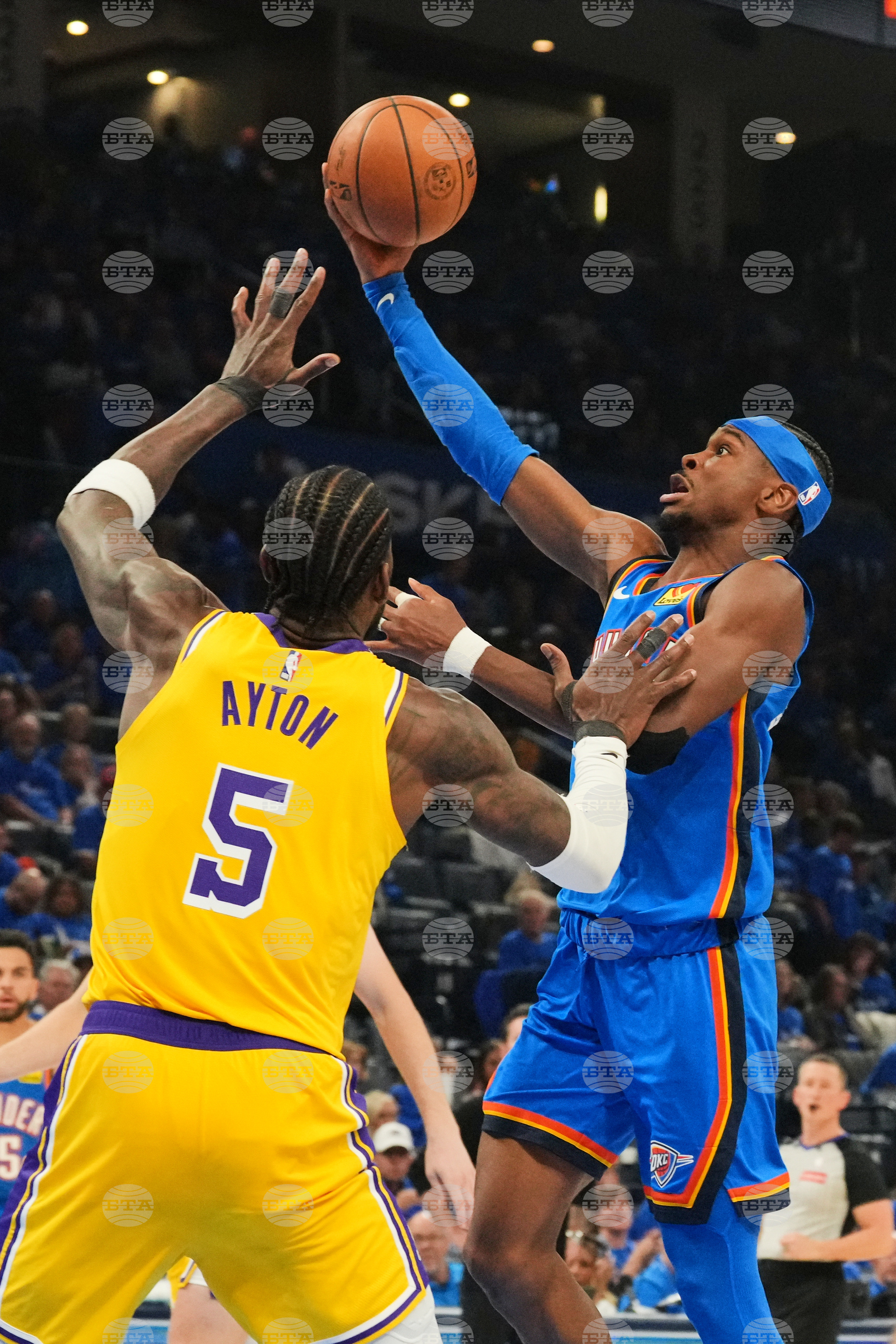 Lakers Thunder Basketball