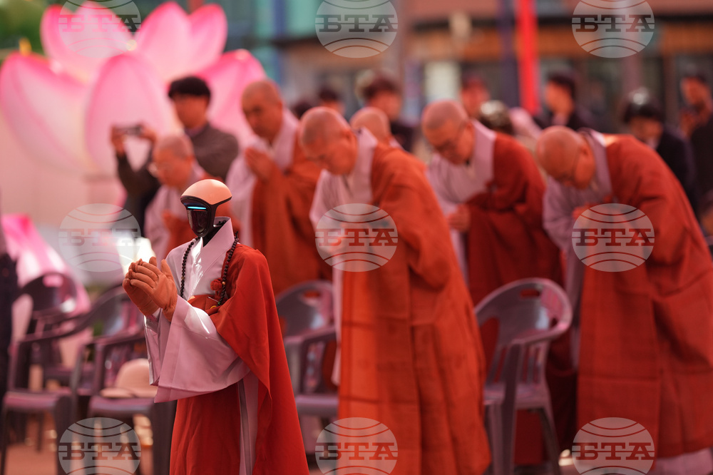 South Korea Buddhism Robot