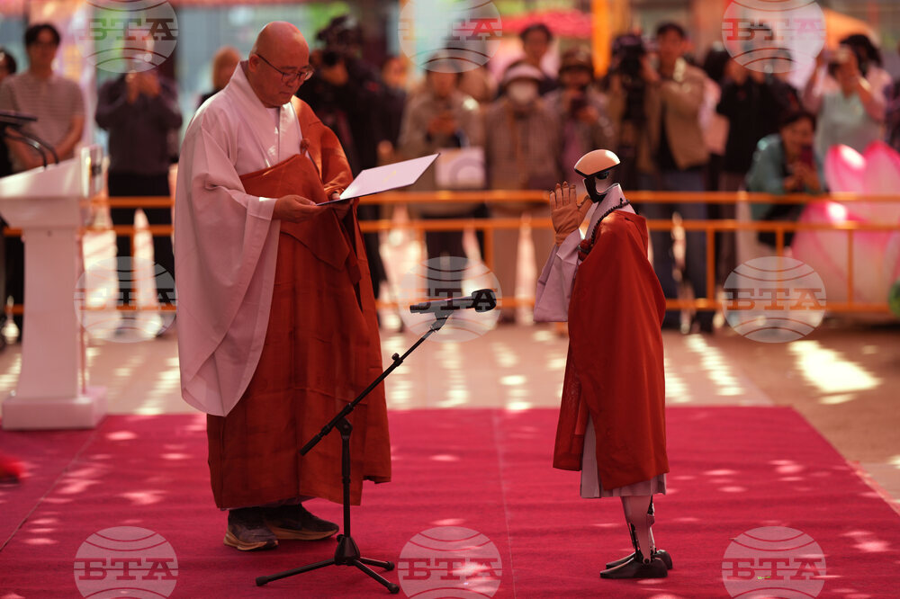 South Korea Buddhism Robot