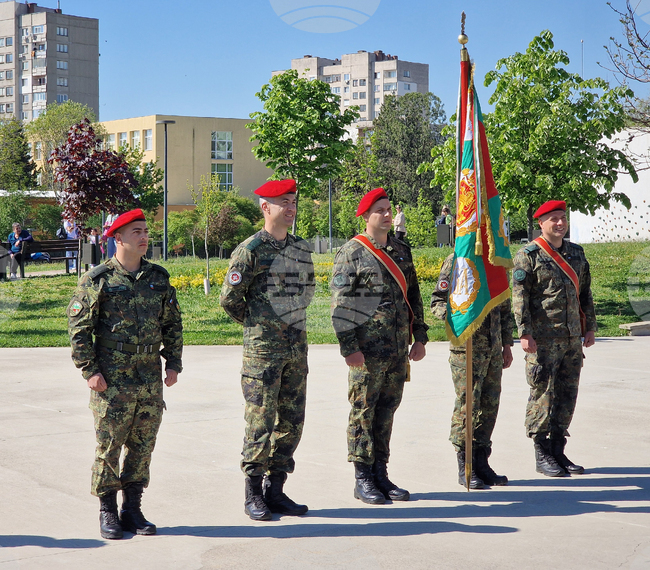 Стара Загора - Ден на храбростта и празник на Българската армия - 6 май - водосвет - знамена
