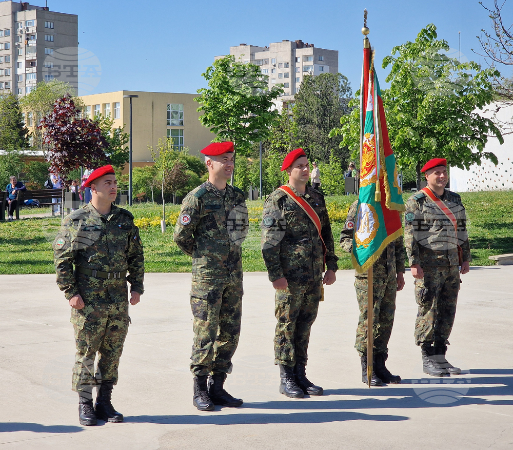 Стара Загора - Ден на храбростта и празник на Българската армия - 6 май - водосвет - знамена