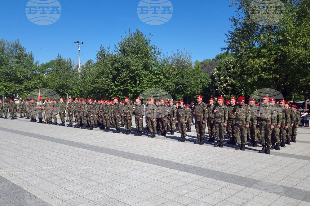 Плевен - Гергьовден - освещаване на бойно знаме