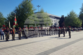Плевен - Гергьовден - освещаване на бойно знаме