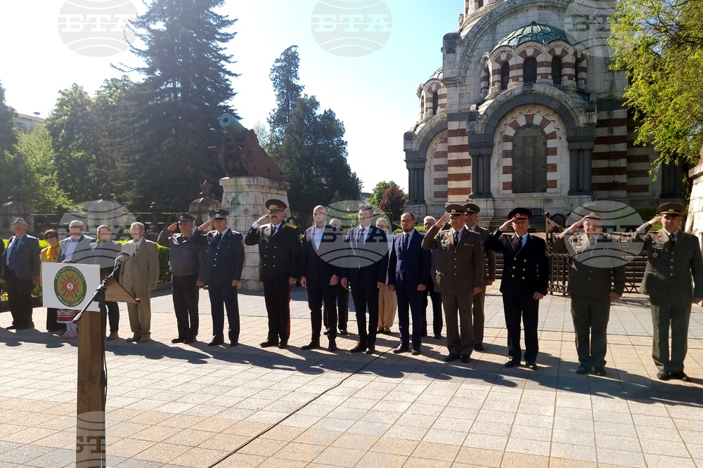 Плевен - Гергьовден - освещаване на бойно знаме