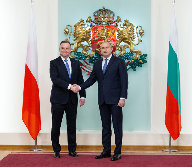 Президентите Румен Радев и Анджей Дуда: Гарантирането на сигурността изисква солидарност и обединени усилия на държавите от Източна Европа