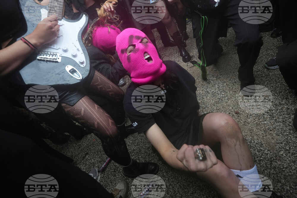 Italy Venice Biennale Protest