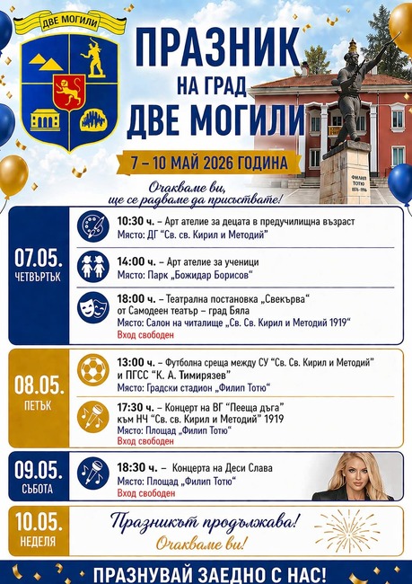 Две могили отбелязва своя празник с тридневна разнообразна програма