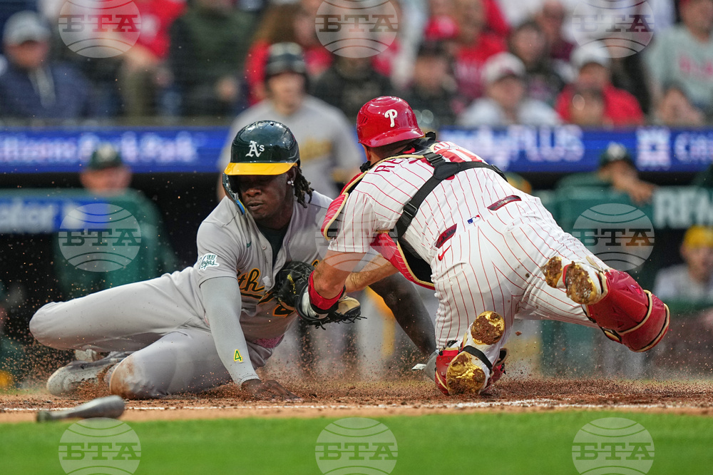 Athletics Phillies Baseball