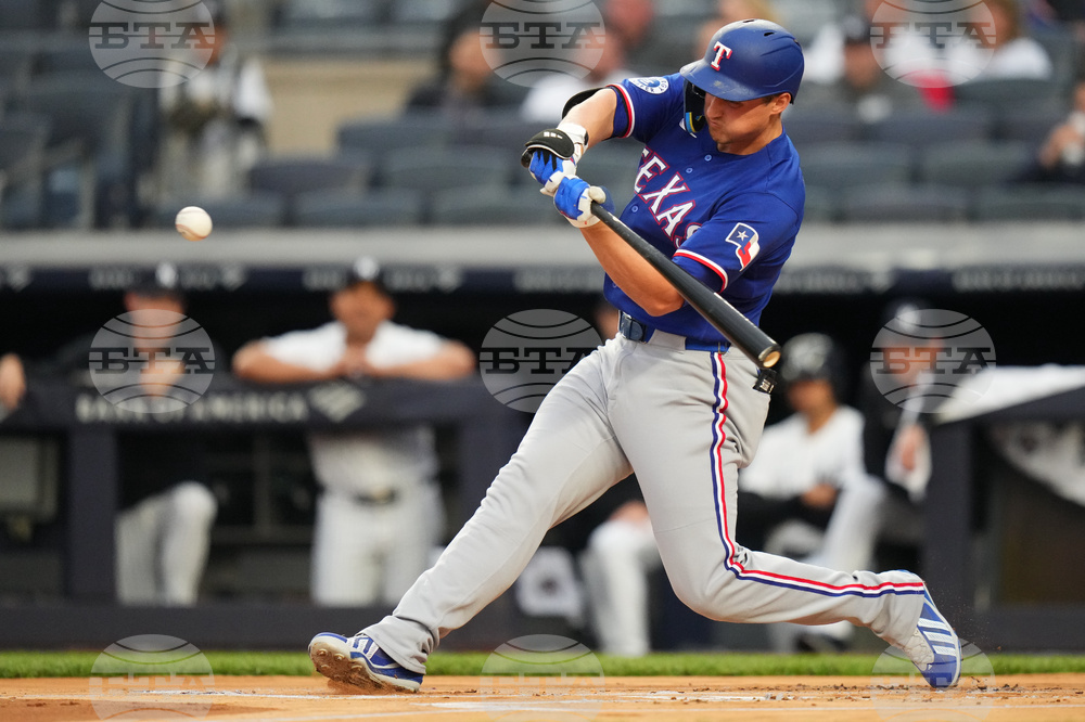 Rangers Yankees Baseball