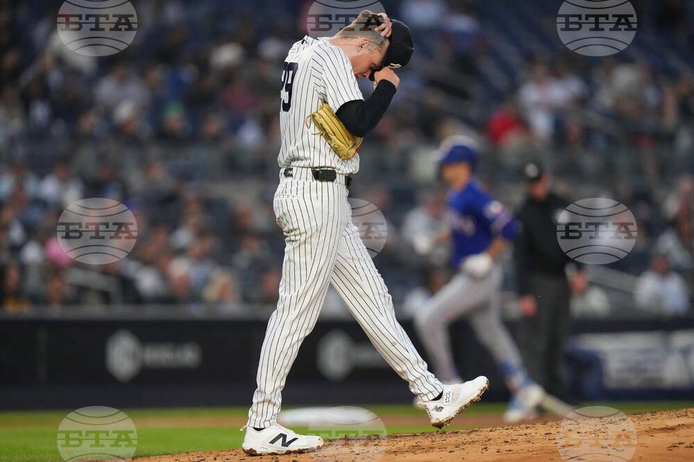 Rangers Yankees Baseball