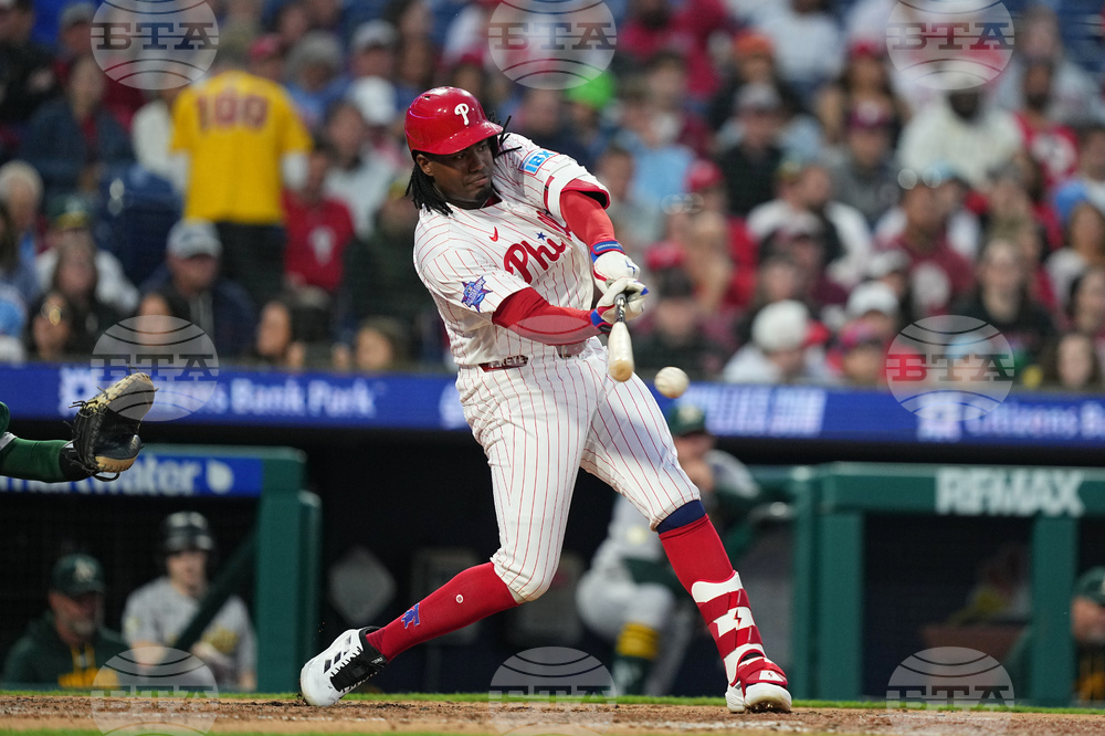 Athletics Phillies Baseball