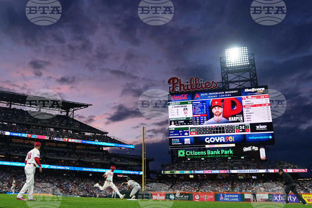 Athletics Phillies Baseball