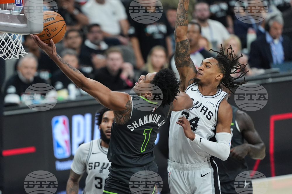 Timberwolves Spurs Basketball