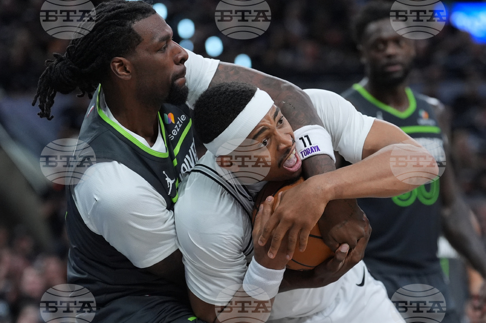Timberwolves Spurs Basketball