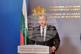 Министерски съвет - Михаил Околийски - брифинг